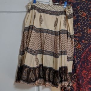 Vintage Delia's sequined boho skirt